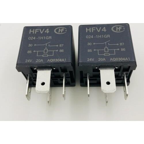 HFV4-024-1H1GR 24VDC 20A 24VDC relays