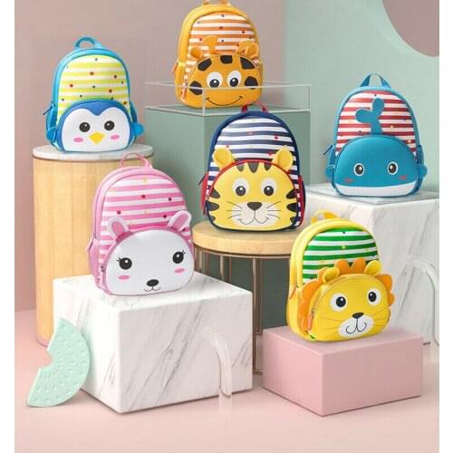 Baby Boys Girls Cute Backpack Kindergarten Schoolbag Newest Hot Baby Cartoon Animal Bag Shoulder Bag Rucksack Kids Toddler