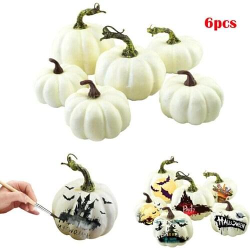 Mini Simulation Pumpkin Creative Foam Halloween Party Garden Decoration Craft Artificial Vegetables
