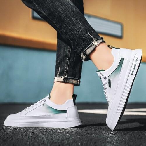 2021 Summer Fashion New Mens Skateboard Shoes Umbrella Cloth Shoes Gradient Color Casual Shoes Breathable Lightweight Low Top