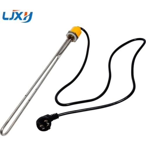 LJXH 201SS Solar Heater Element Heating Tube 220V 1.5KW Electric Water Heater Pipe 400mm Tube Length (Custom-made Accept)