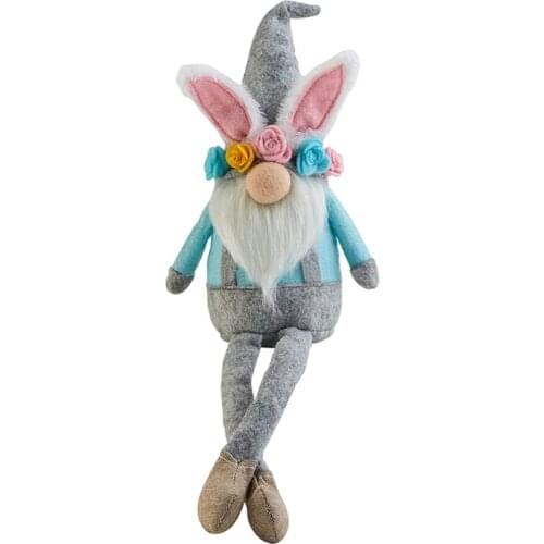 2021 New Rabbit Easter Bunny Gnome Easter Plush Dwarf Home Party Decorations Kids Toys