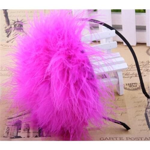 Wholesale Cute Baby Girl Feather Hairbands Crown Party Jewelry Fashion Girl Headpieces Headdress Hair Accessories Birthday Gift