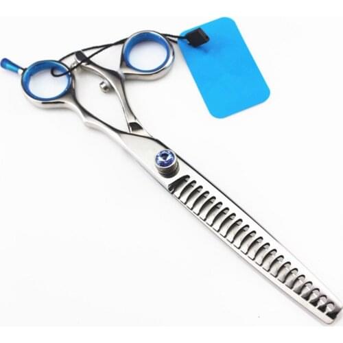 High quality professional Japan 9cr steel 7.5 '' Pet dog grooming hair scissors thinning shears pet berber hairdressing scissors