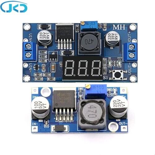 Adjustable POWER MODULE LM2596S DC-DC Buck Regulator Converter Reduced Voltage Regulator Power Module 24V 12V to 5V 2A