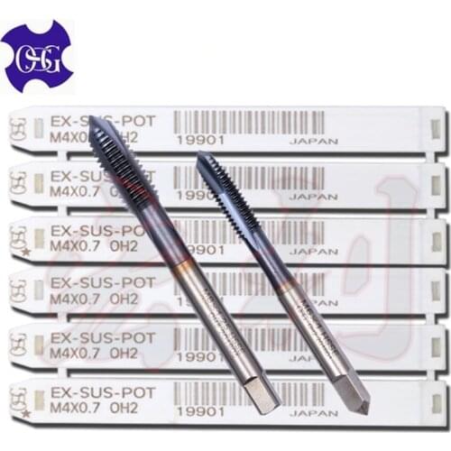 YAMAWA OSG HSS-EX USU thread tap cobalt steels and stainless steel coating M2-- M14/ blind hole screw machine tap