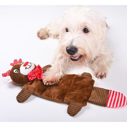 Cleaning Teeth Dog Toy Squeaky Interactive Cartoon Animal Shaped Cotton Rope Pet Training Products Pet Chew Toys