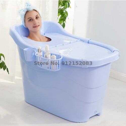 Adult Bath Tub Adult Bath Tub Large Plastic Bath Tub With Cover Household Steam Bath Tub Full Body Bathtub