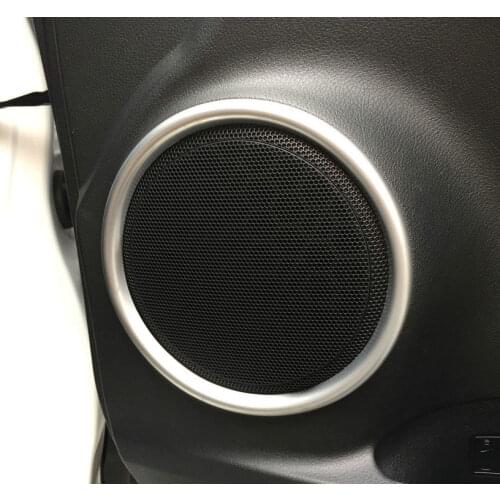 For Lexus NX200T NX300H 2015 2016 2017 ABS Pearl Chrome Inside Interior Door Speaker Around Cover Trim