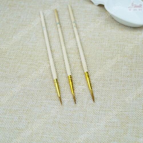 4pcs Hot Weasels Hair Brush Pen Watercolor Paint Oil Painting Hook Line Pen Art Supplies Student Stationery Painting Materials