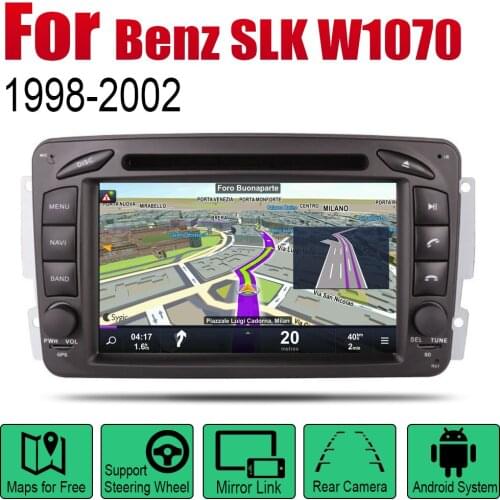 Android Car DVD GPS Navi For Mercedes Benz SLK W1070 1998 1999 2000 20012002 NTG player Navigation Mulitmedia system audio