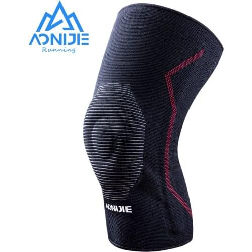 AONIJIE 1 Pcs Elastic Knee Pad Protective Knee Brace Support Portable Compression Sleeve For Outdoor Trail Running Hiking Gym
