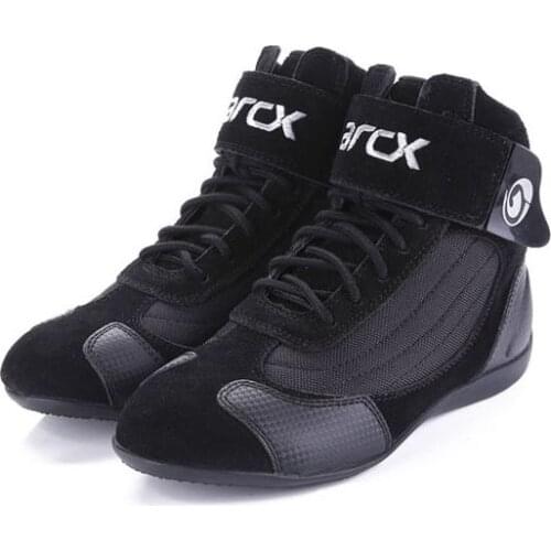 ARCX Motorcycle Riding Breathable Boots/ Moto Protection Motorbike Biker Touring Shoes for Men and Women Summer Motorboats