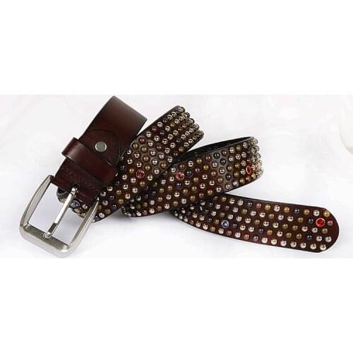 Free Shipping,2018 style fashion,100% Real cow leather buckle belt.brand genuine leather rivet belts,women quality,sales