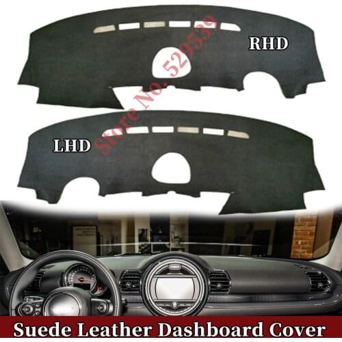 For Mini Cooper Clubman f54 JCW 2015-2021 Car-styling Suede Leather Dashmat Dashboard Cover Pad Dash Mat Auto Accessories Carpet