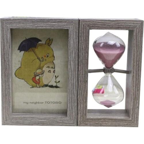 Home Decor Retro Classic Picture Frame Diy Vintage Hourglass Figurines Desktop Decorations Photo Frames Antique Style Hourglass