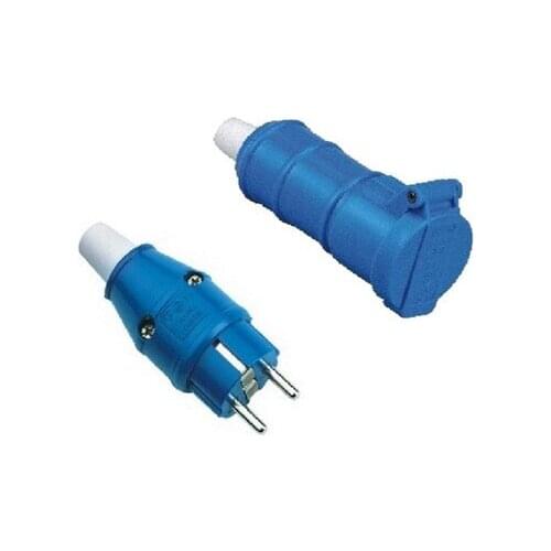 European socket Connector TYP1601/TYP131 (16A2)/TYP1602 European plug IP44