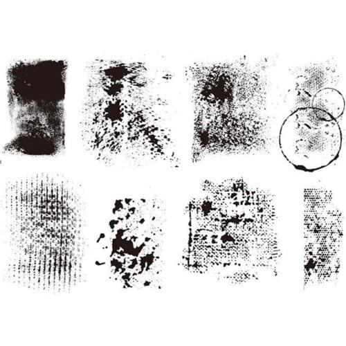 Background stamp Clear Stamp for Scrapbooking Transparent Silicone Rubber DIY Photo Album Decor F176