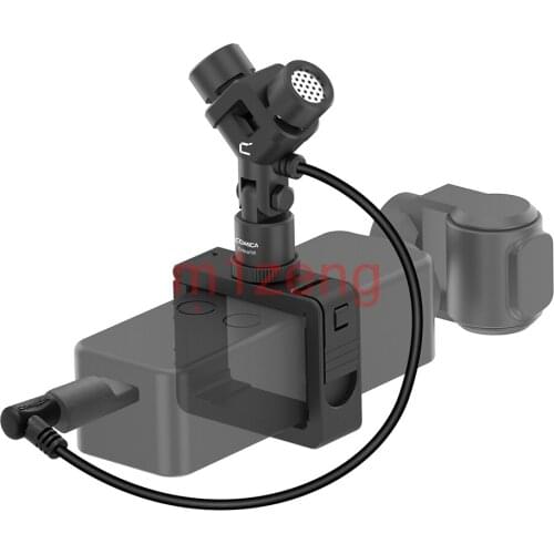 MT06 XY Stereo Dual-Mic Cardioid Condenser Motion Microphone Mic for Smartphone DJI OSMO pocket Action camera 3.5MM TRS