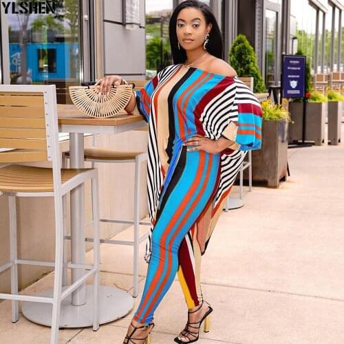 Two 2 Piece Set Summer Clothes African Dresss for Women Vetement Femme 2021 Iregular Tops Dress Sets Pants Track Suits Outfits