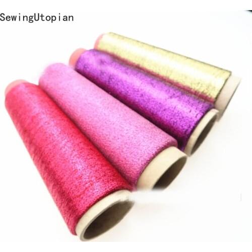 4PCS Sewing Machine Cone Threads High Quality Polyester Overlocking Sewing Thread Textile Metallic Yarn Woven Embroidery Line