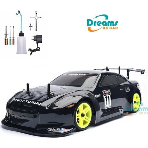 HSP RC Car 4wd 1:10 On Road Racing Two Speed Drift Vehicle Toys 4x4 Nitro Gas Power High Speed Hobby Remote Control Car