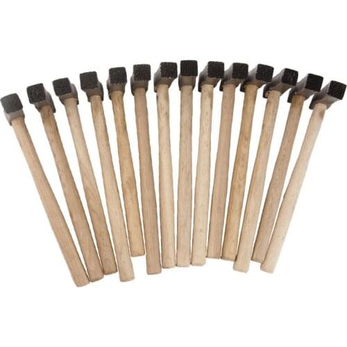 Metal Hammer With Flower Texture Jewelry Punch Printing Tool Silversmith Mallet