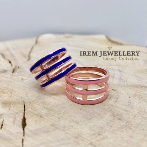 New Neon Trendy Summer Collection High Quality 925 Sterling Silver Ring Women Fine Jewelry Luxury Accessories