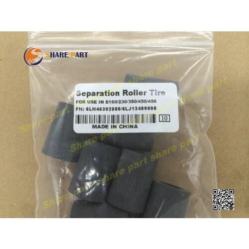 10 X Separation roller tire for Toshiba E16 E163 E205 E233 E255 E256 E280 E355 E353 E450 456 6LH46302000 6LJ1340900 022N01247