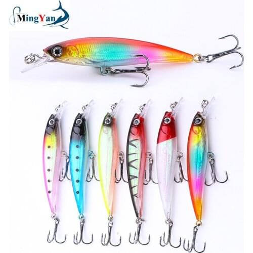 1pcs Minnow Fishing Lure 9cm 7.4g Isca Artificial Crankbait Hard Bait Bass Fishing Wobblers Pesca Fishing Tackle