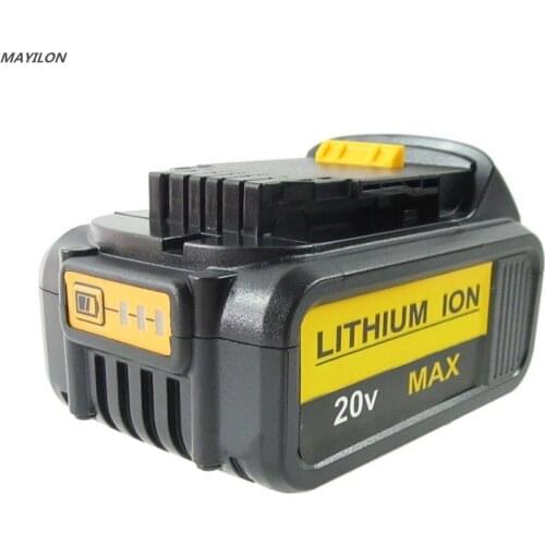 20V 6.0Ah DCB200 Replacement Li-ion Battery for DeWalt MAX XR 18 V and 20V Power Tool 6000mAh Lithium Batteries
