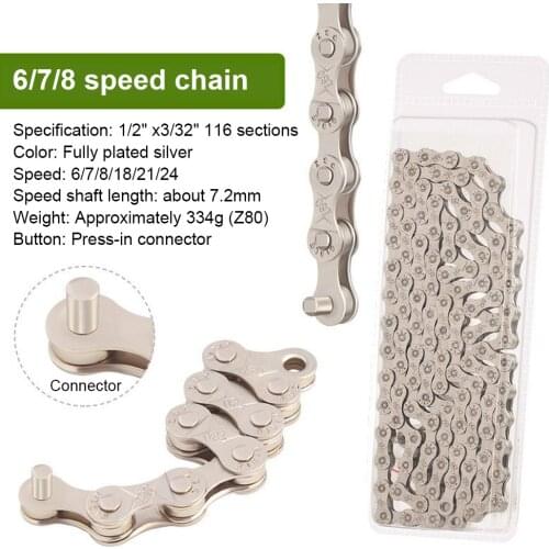 MTB Road Bike Chain Bicycle Chain 6 7 8 9 10 11 12Speed Mountain Road Bike MTB Chains Part