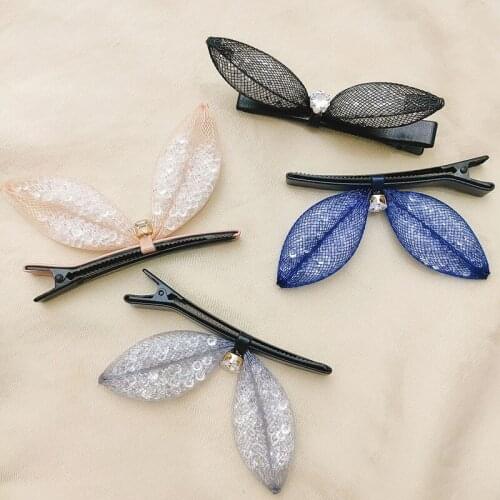 Fashion Cute Children Crystal Rhinestone Three-dimensional Rabbit Ears Duckbill Clip Personality Sweet Girl Hair Accessories