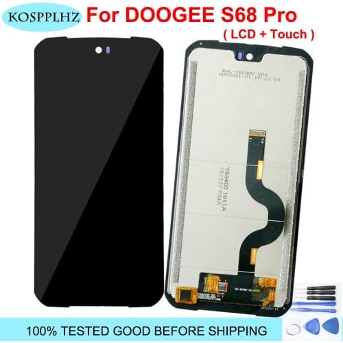 5.9" For DOOGEE S68 Pro LCD Display + Touch Screen Digitizer Assembly Repalcement For Doogee S68Pro M11T LCD Display + Tools