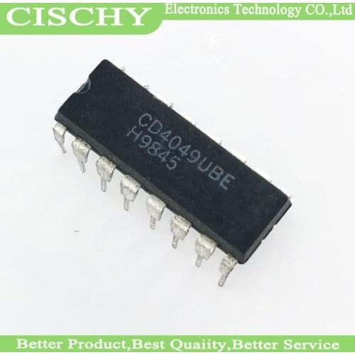 10PCS CD4049UBE CD4049 4049 DIP-16