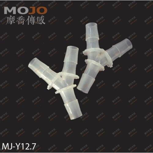 2020 Free shipping!(50pcs/Lots) MJ-Y12.7 1/2" PP Three way connectors 12.7mm Y type pipe fitting