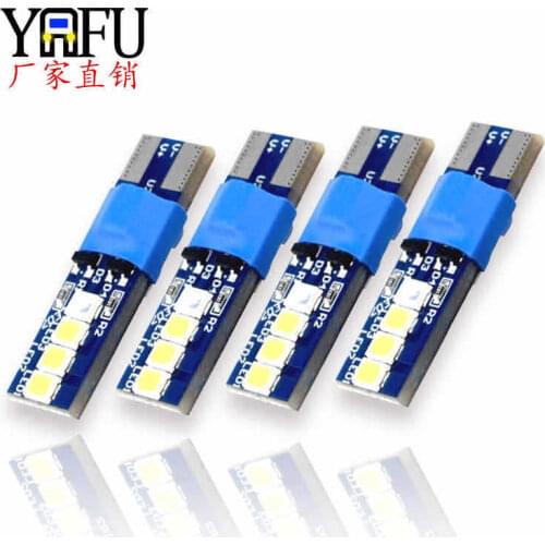 Car blue wide lamp LED double color indoor light reading lamp dynamic double pointed small bulb license plate lamp