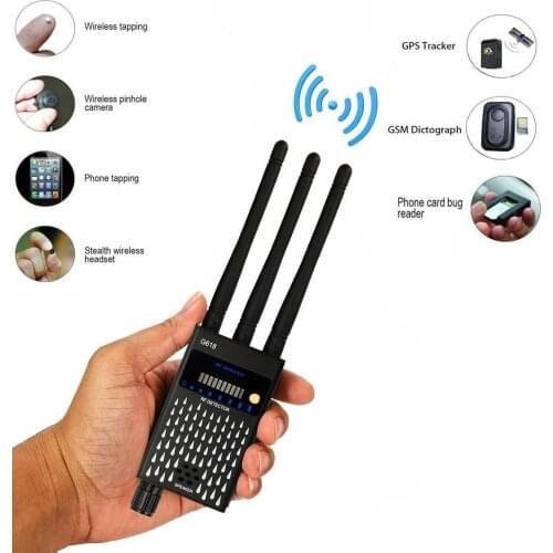 Rf Signal Detector Wireless RF GPS Gsm Finder Location Signal Device Finder Privacy Protect Anti Wiretapping Camera Detector