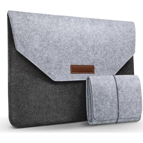 Laptop Sleeve, 13.3-15.6 inch Laptop Bag with Extra Storage Case and Mouse Pad for MacBook Pro Dell 15.6 Inch Felt Sleeve Case