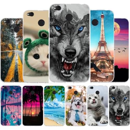 Phone Case For Xiaomi Redmi 4X Case Cover Silicone For Redmi 4 X Cover Soft TPU Cute Fundas For Xiaomi Redmi4x Redmi 4X Bumper