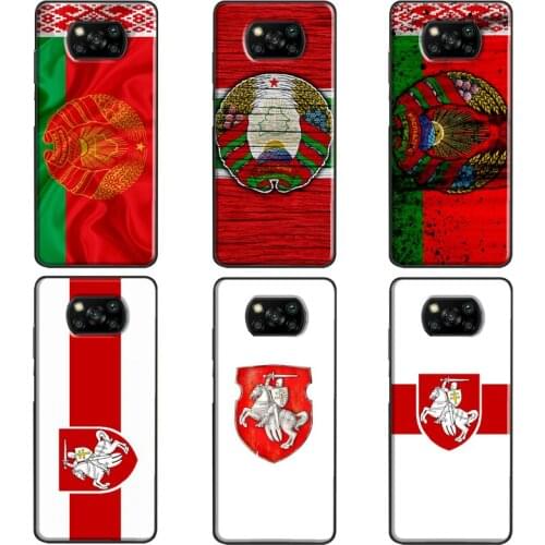 Belarus Flag Coat of Arms For Xiaomi Mi 11 Ultra Mi Note 10 Lite Mi 10T Pro Case For POCO X3 Pro F2 F3 M3 Pro Cover