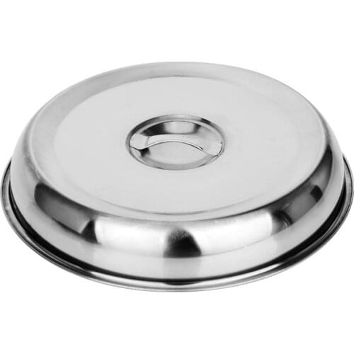 Roasting Steak wok lid Cookware Round Stainless Steel For Frying Pan Saucepan Cooking Pot Wok With Knob Kitchen food lid