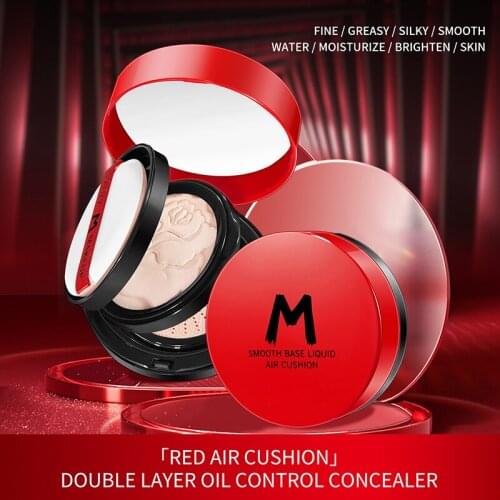 Face Make Up Air Cushion Moisturizing Foundation Natural Brightening Oil-control Makeup BB Cream Whitening Concealer Cosmetics