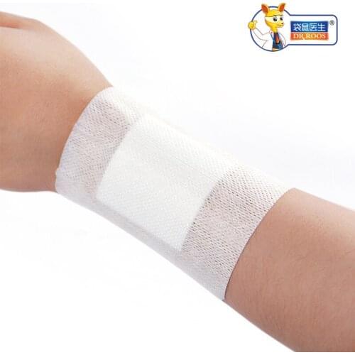 DR.ROOS 10x20cm 1Pcs/bag (5Bags) Wound Care Dressings Non Woven Wound Dressing Medical Wound Care Dressings