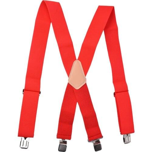 Mens suspenders and tooling heavy duty work sling elastic straps work suspnders
