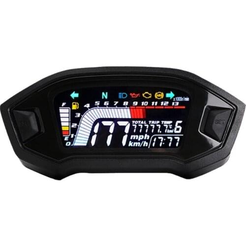 Portable DC8-12V LED Display Panel Digital Speedometer Used for Motorcycle