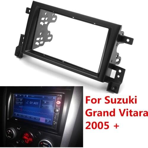 2 Din Car Interior Radio Fascia Fascias Panel Frame CD DVD Dash Audio Cover For Suzuki Grand Vitara 2005 2006 2007 2008 - 2018