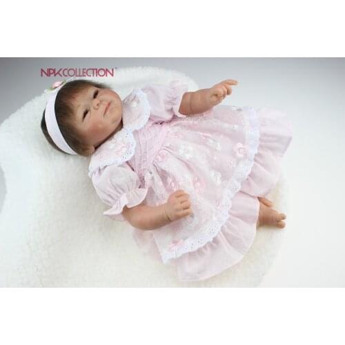 NPK lifelike reborn baby doll wholesale soft real touch baby dolls Christmas gift Free shipping NEW hot sale