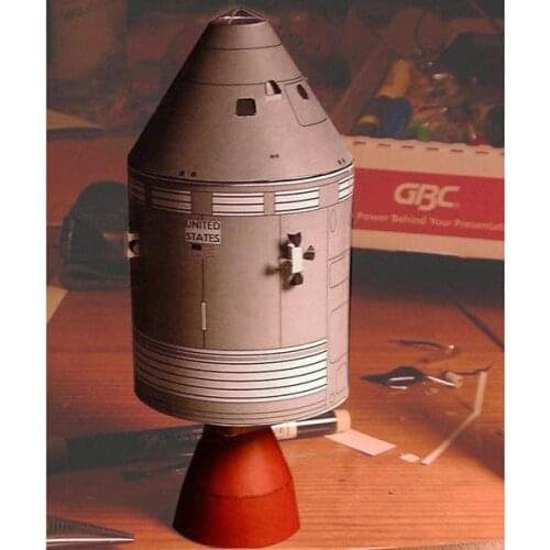 Satellite SM48 3D Paper Model DIY Puzzle Kiss Hand-made Toy Origami