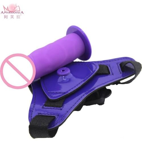 APHRODISIA Lesbian Strapon Dong Anal Vagina Sex Products Strap on Dildo Sex Toys for Girls and Women Strap on Dildo for Men